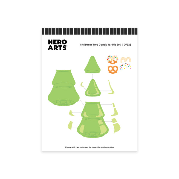 Christmas Tree Candy Jar Die Set by Carly Tee