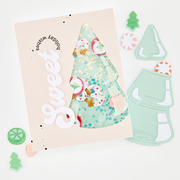 Christmas Tree Candy Jar Die Set by Carly Tee