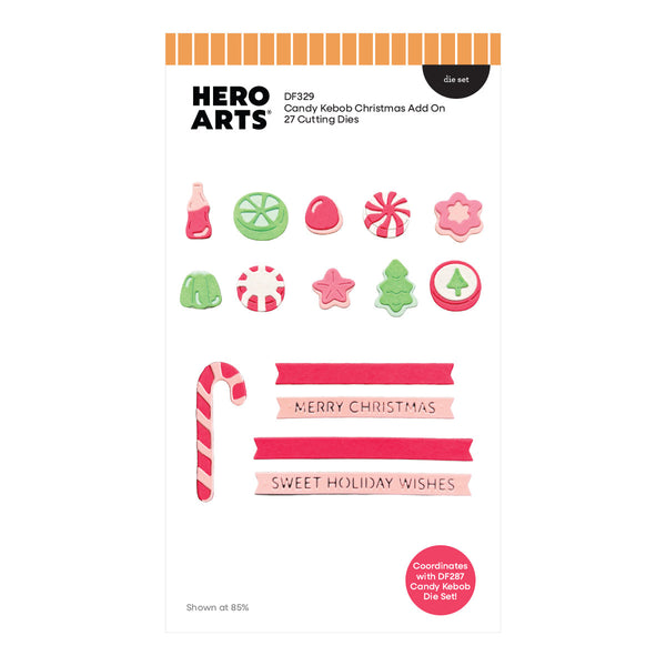 Candy Kebob Christmas Add-On Die Set by Carly Tee
