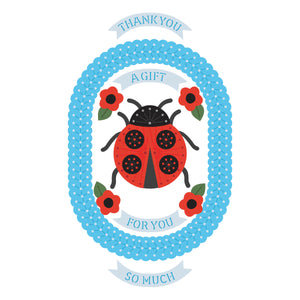 Stitched Ladybug - Stitching Die of the Month