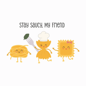 Stay Saucy Clear Stamp Set
