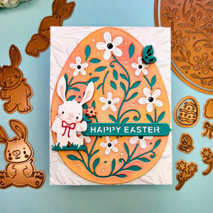 In Bloom Egg Etched Dies by Simon Hurley