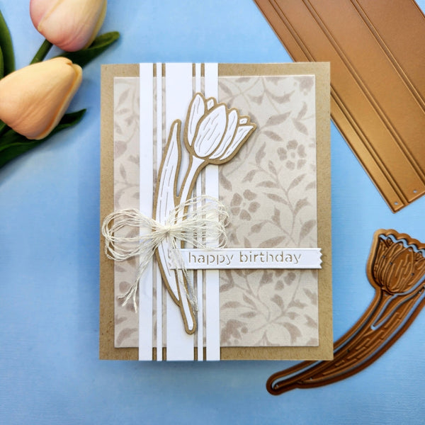 Spellbinder's Exclusive - Yana's Tulip Etched Dies by Yana Smakula