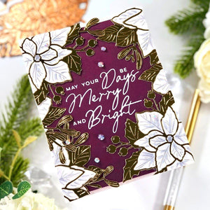 A Merry Little Christmas Sentiments Glimmer Hot Foil Plate & Die Set from the De-Light-Ful Christmas Collection by Yana Smakula