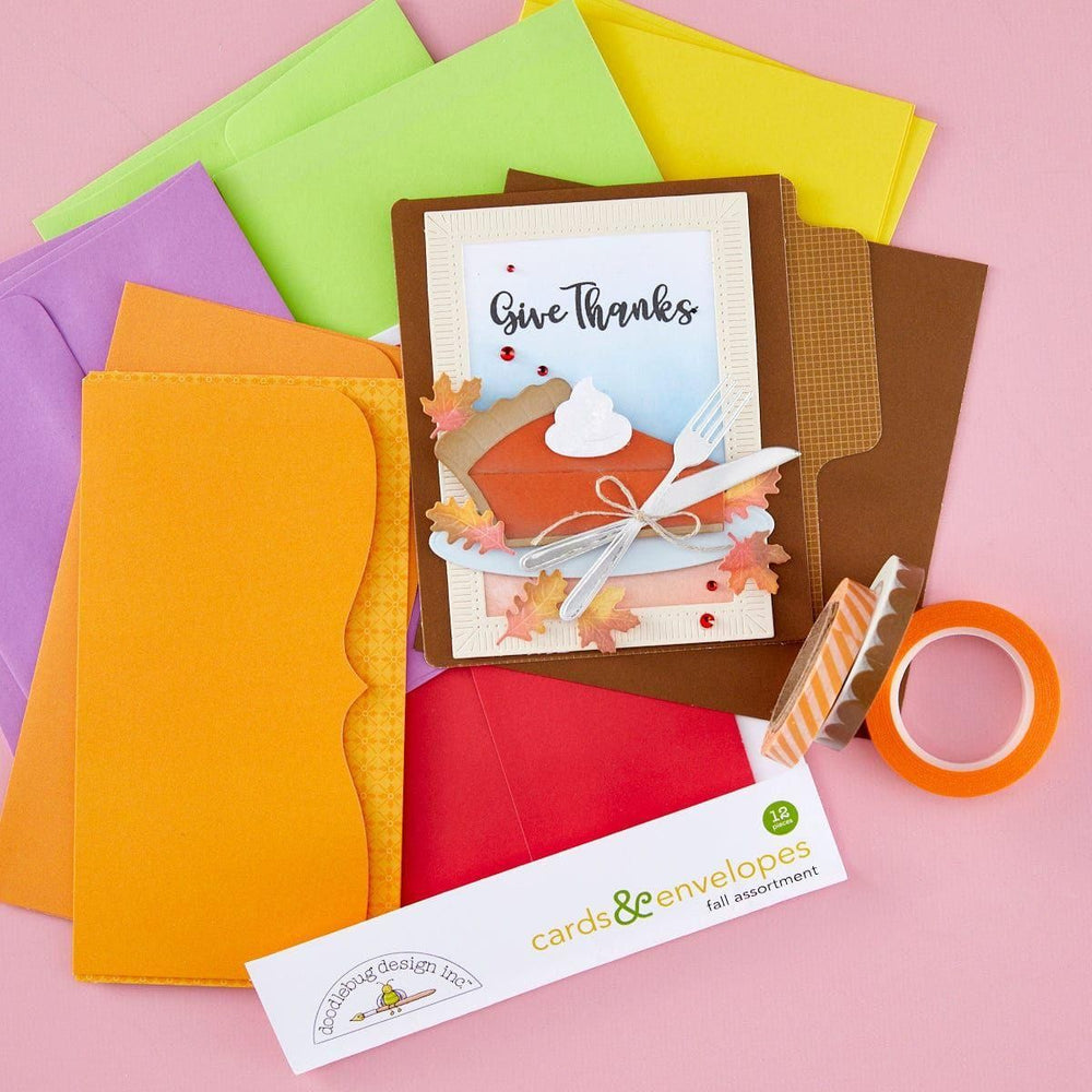 Doodlebug Fall Assortment Cards & Envelopes