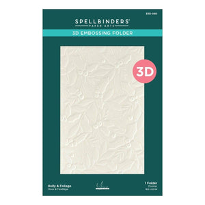 Holly & Foliage 3D Embossing Folder by Yana Smakula