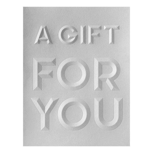 Beveled A Gift for You A2 Cardfront 3D Embossing Folder