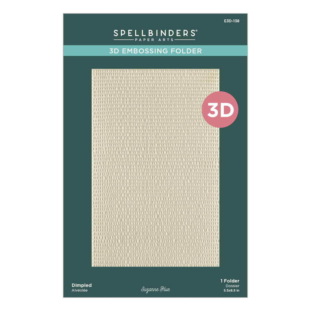Dimpled 3D Embossing Folder by Suzanne Hue