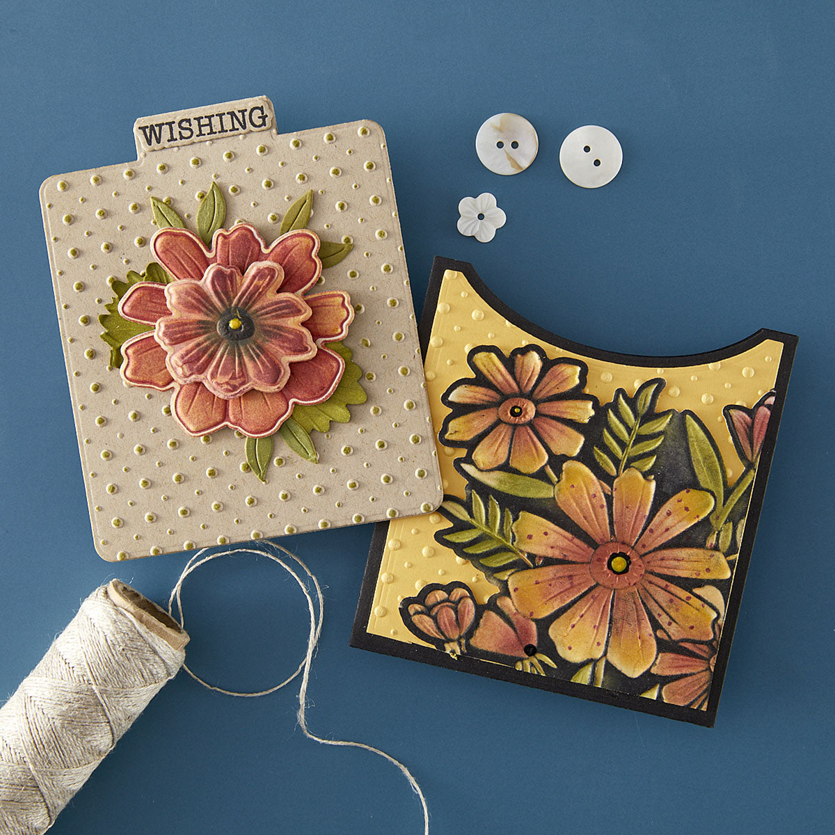 Thank You Bouquet 3D Folder and Stencil Bundle from the Tabbed