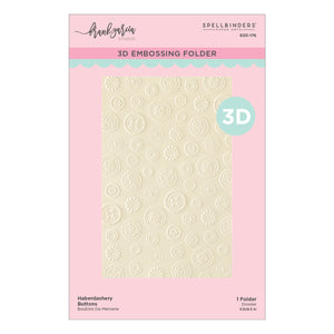 Haberdashery Buttons 3D Embossing Folder by Frank Garcia