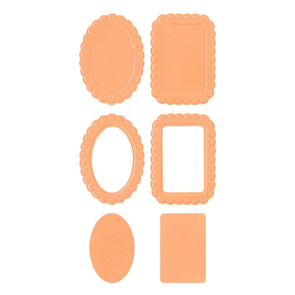 Scalloped Frames 3D Emboss & Cut Folder