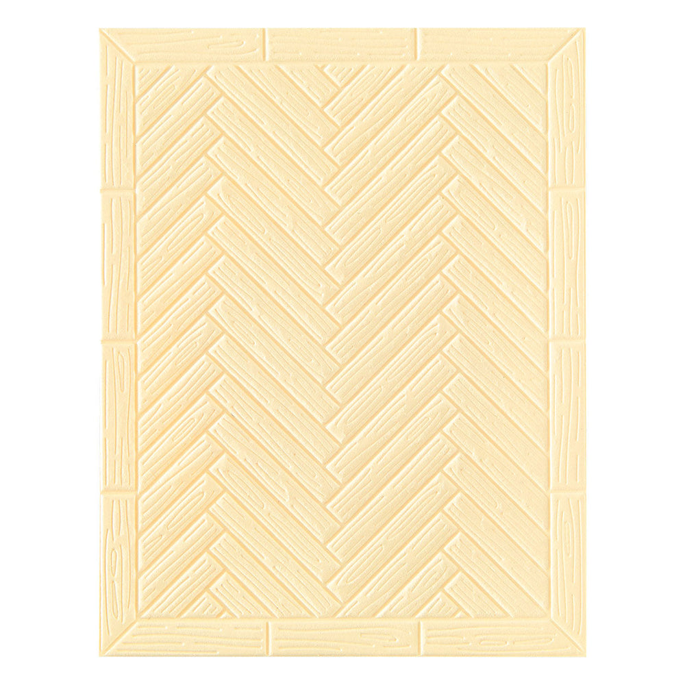 A2 Herringbone Decor 3D Embossing Folder by Yana Smakula