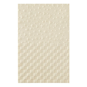 Crop & Create Add-On Sparkles & Checks 3D Embossing Folder