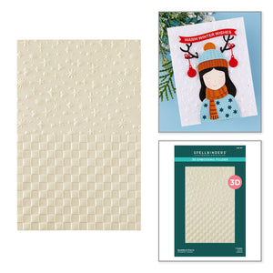 Crop & Create Add-On Sparkles & Checks 3D Embossing Folder
