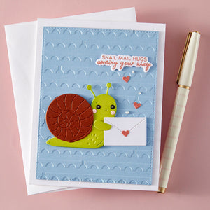 Perforated Stamp Edges -  Embossing Folder of the Month