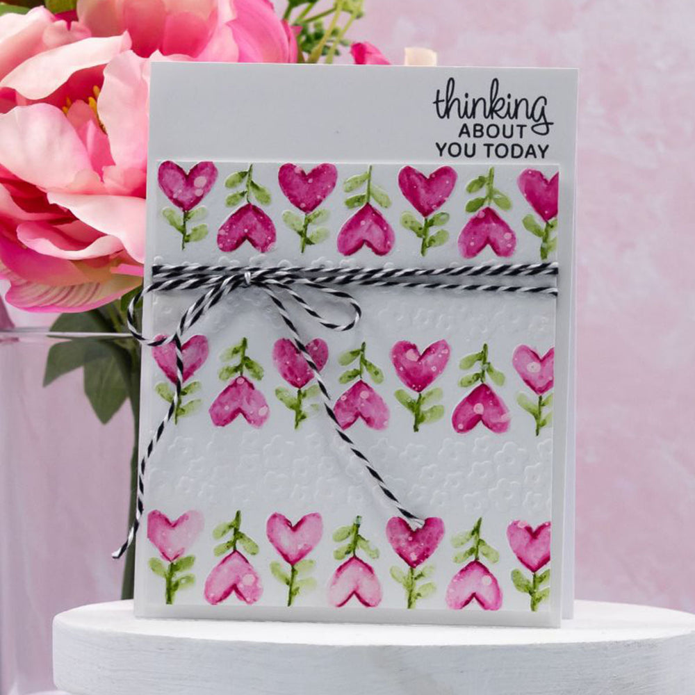 Sweet Stems- Embossing Folder of the Month