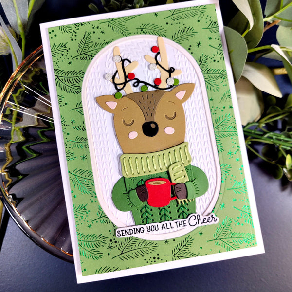 Snuggly Knit Embossing Folder of the Month - card project 7