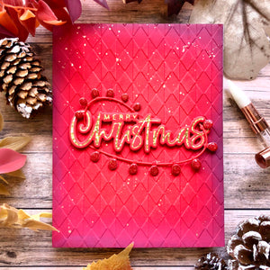 Checkered Argyle  - Embossing Folder of the Month
