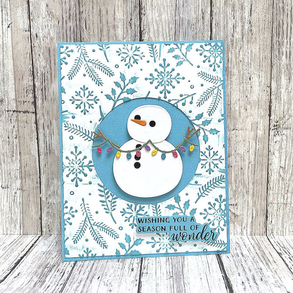 Holiday Flurry - Embossing Folder of the Month