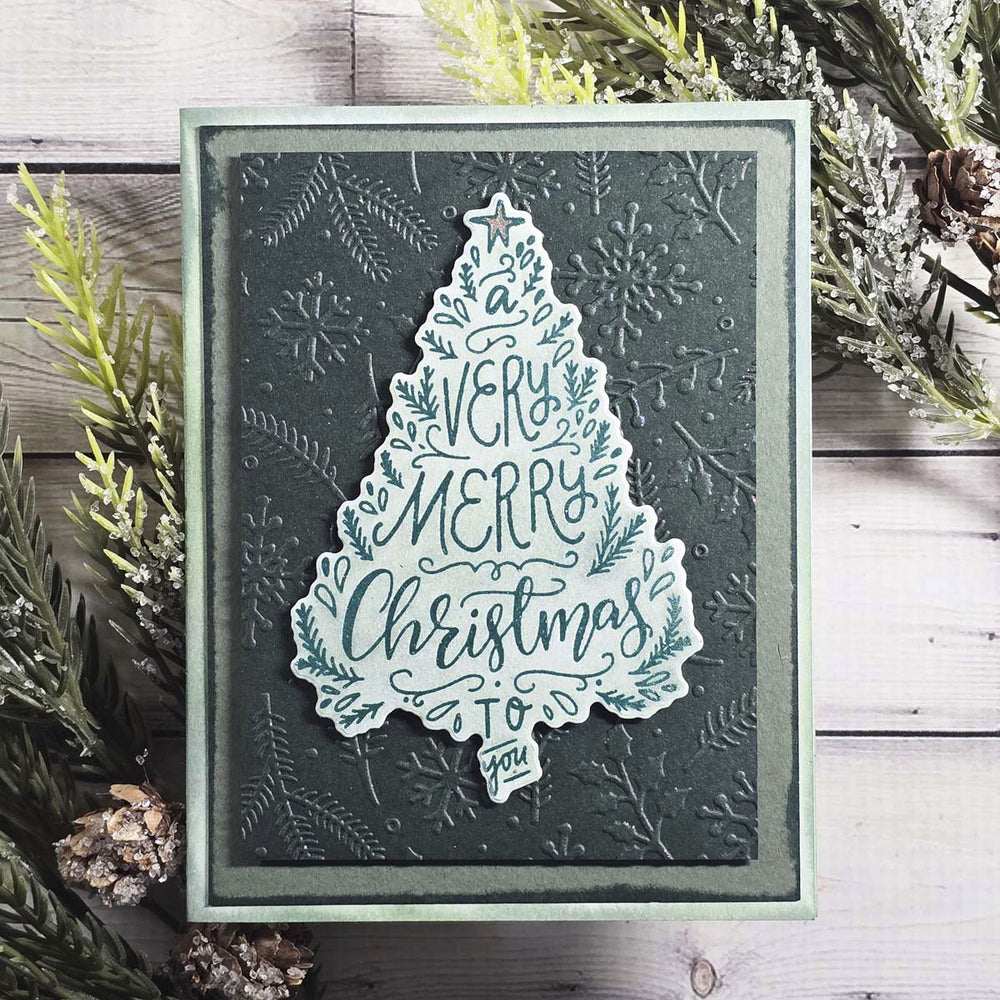 Holiday Flurry - Embossing Folder of the Month
