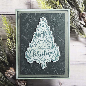 Holiday Flurry - Embossing Folder of the Month