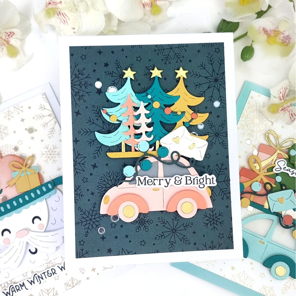 Yuletide Ride Etched Dies from the Wonderland Collection