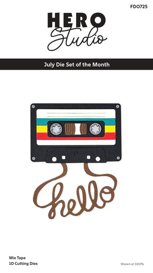 Mix Tape Die Set of the Month - July 2025