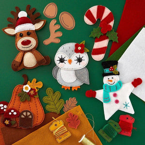 Felt Gingerbread Boy & Girl Etched Dies by Nichol Spohr