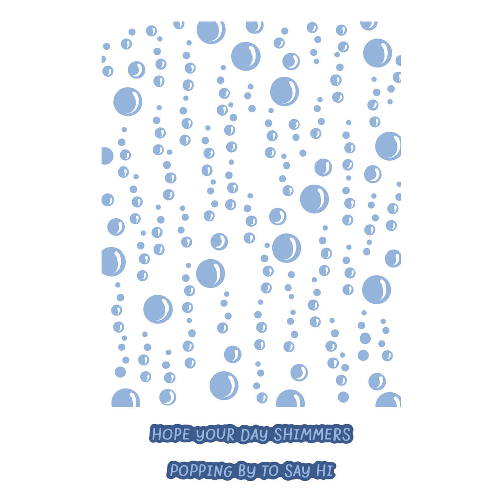 Beneath the Bubbles - Glimmer Hot Foil Kit of the Month (Plates & Die Only)