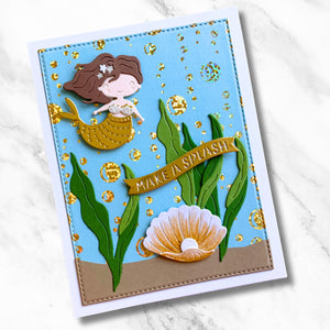Beneath the Bubbles - Glimmer Hot Foil Kit of the Month (Plates & Die Only)