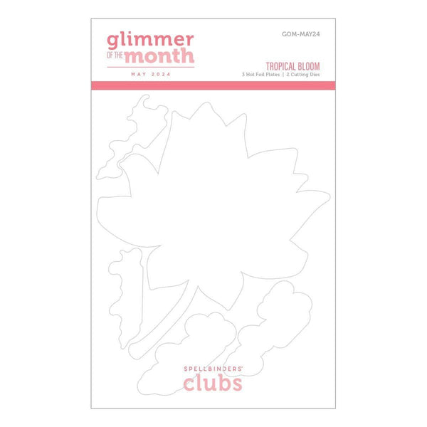 Tropical Bloom - Glimmer Hot Foil Kit of the Month (Plates & Die Only)