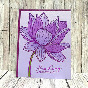 Tropical Bloom - Glimmer Hot Foil Kit of the Month (Plates & Die Only)