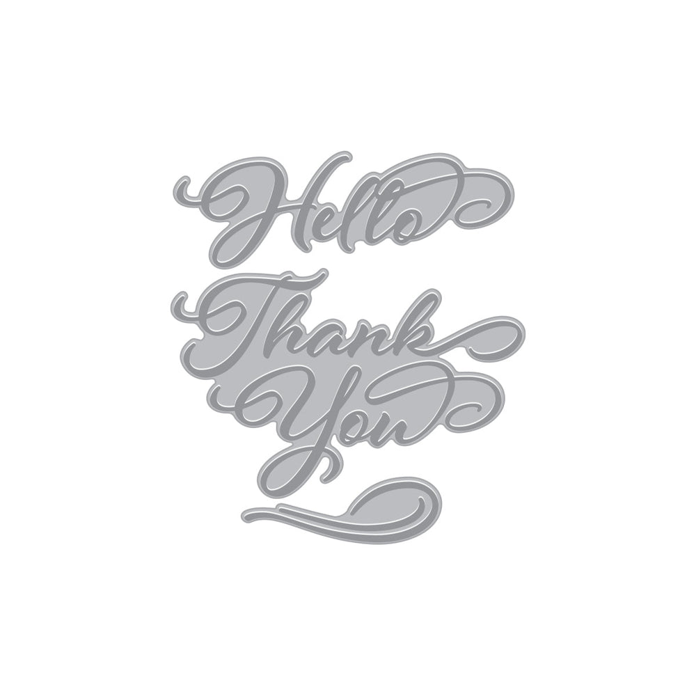 Hello & Thank You Letterpress+ Foil Plates