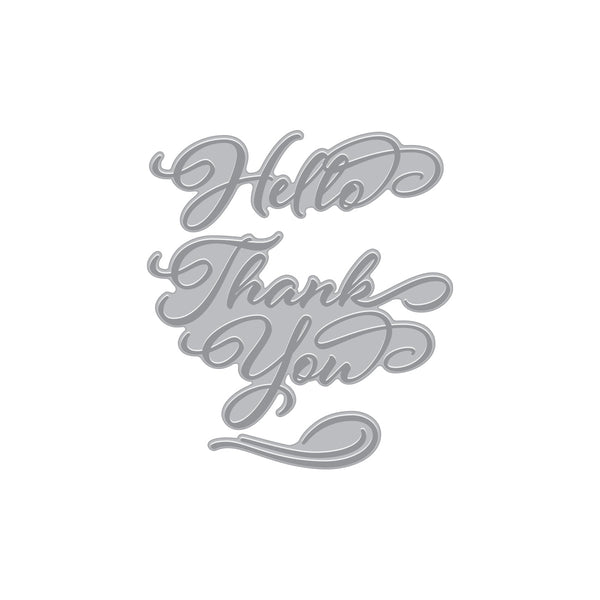 Hello & Thank You Letterpress+ Foil Plates