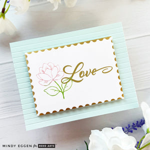 Love & Thinking of You BetterPress + Foil Plates