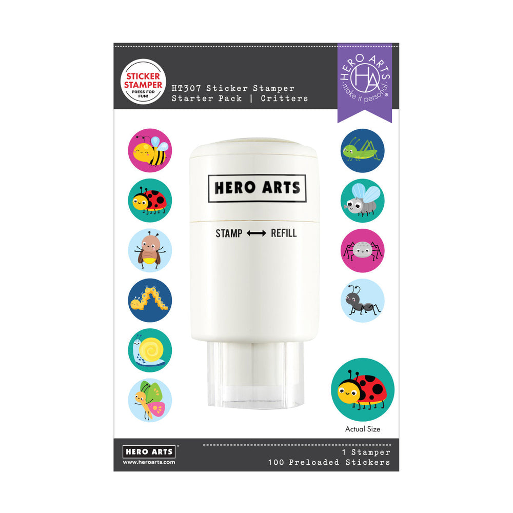 Critters Sticker Stamper Starter Pack