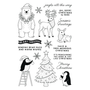 Polar Friends Stamp and Die Bundle by Simon Hurley