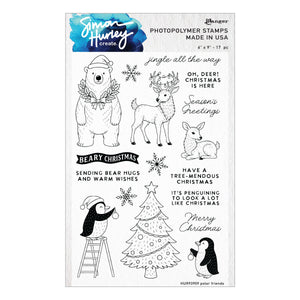 Polar Friends Stamp and Die Bundle by Simon Hurley