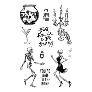Bad to the Bone Stamp & Die Bundle by Simon Hurley