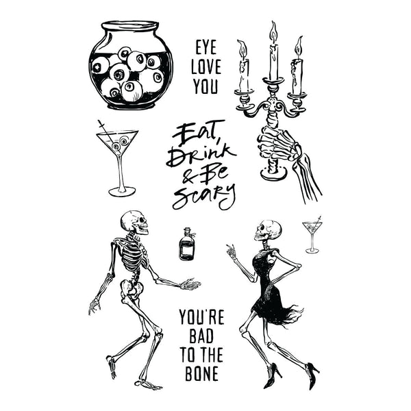 Bad to the Bone Stamp & Die Bundle by Simon Hurley