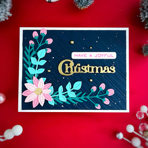 Christmas Foliage Etched Dies by Lisa Horton