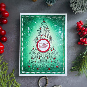 Holly Tree Press Plate & Die Set from the BetterPress Christmas Collection