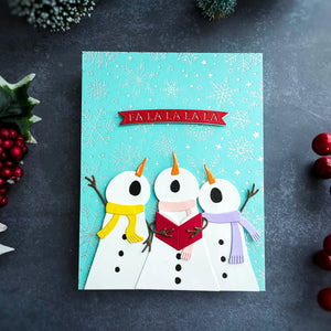 Snowfall Shimmer Press + Foil Plate