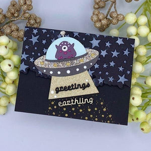 Starry Night 3D Emboss & Cut Folder and Stencil Bundle  by Simon Hurley