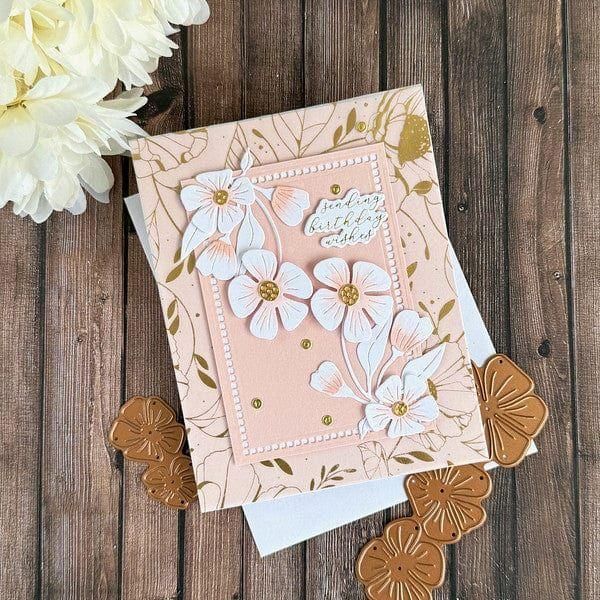 Cosmos Backdrop Press + Foil Plate
