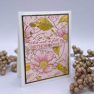 Cosmos Backdrop Press + Foil Plate