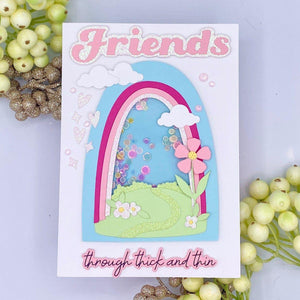 Friends Etched Dies from the Storytelling by Spellbinders Scrapbooking Collection