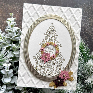 Holly Tree Press Plate & Die Set from the BetterPress Christmas Collection