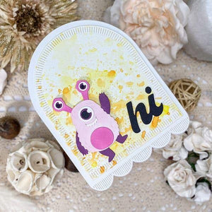 Make a Wish Arch Labels Etched Dies