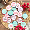 Festive Circle Sentiments Press Plates & Die Set by Lisa Horton